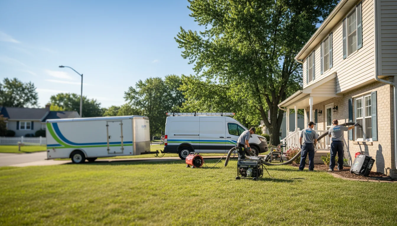Flooded Basement Restoration And Cleanup With Repair in Calumet, MI near me